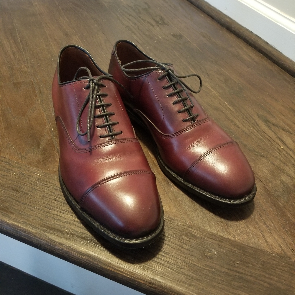 Men's Allen Edmonds Park Ave Captoe Oxford shoes